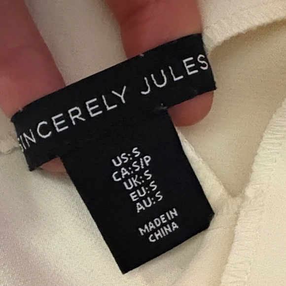 Sincerely Jules Cream Wide Leg Jumpsuit - Picture 4 of 9